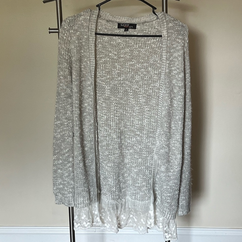 Long Gray Cardigan